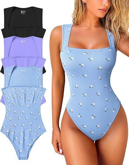 ⏰Last Day Promotion - Only $13.98✨Sleeveless Tummy Control Tank Tops Bodysuits