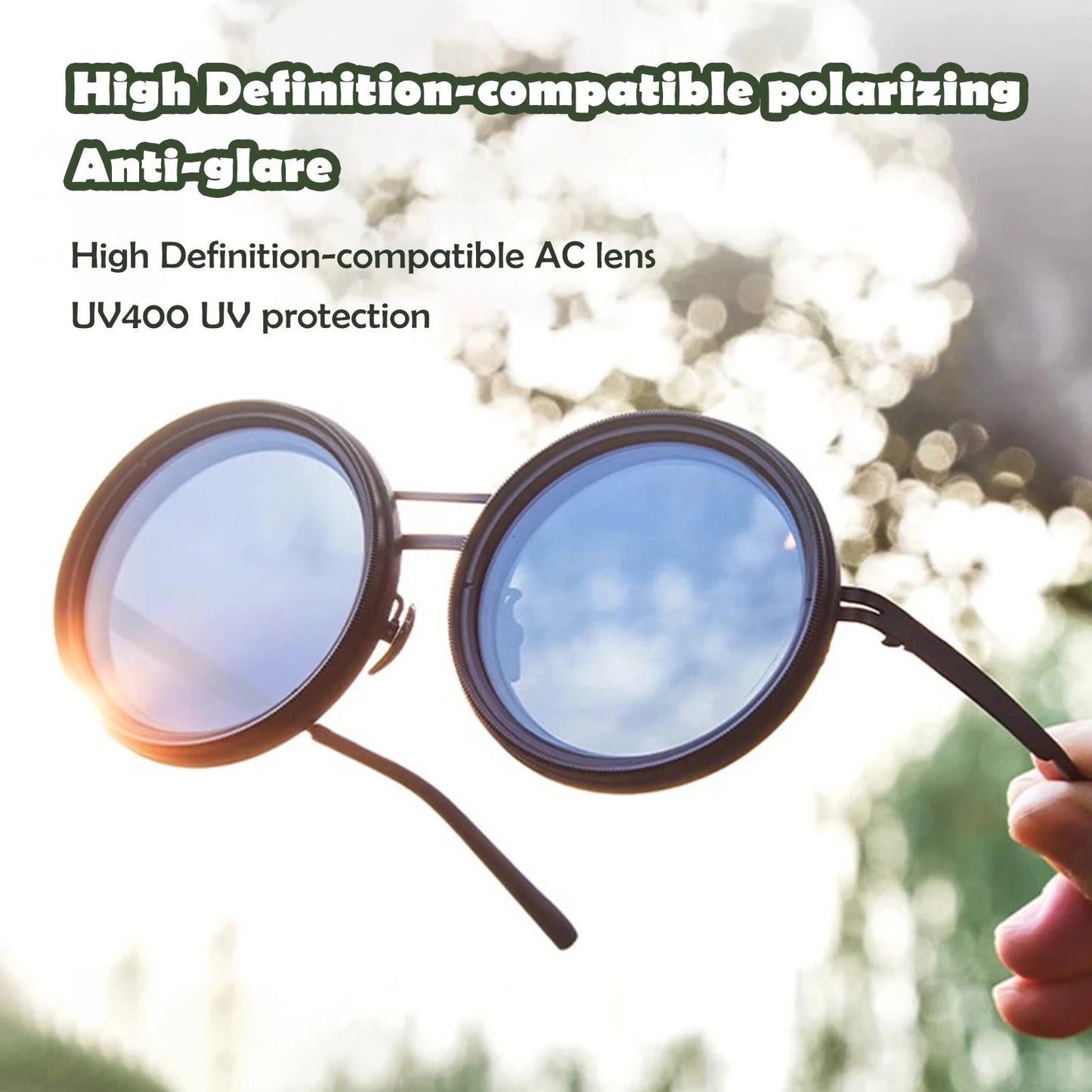 🔥Last Day 49% OFF - 2025 New ND Filter 1-9 Gears Adjustable Tint Uv400 RoundSunglasses
