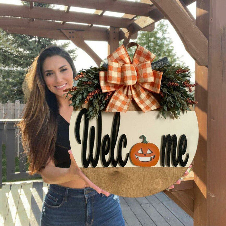 New Fall Door Hanger-Autumn Nature Decoration