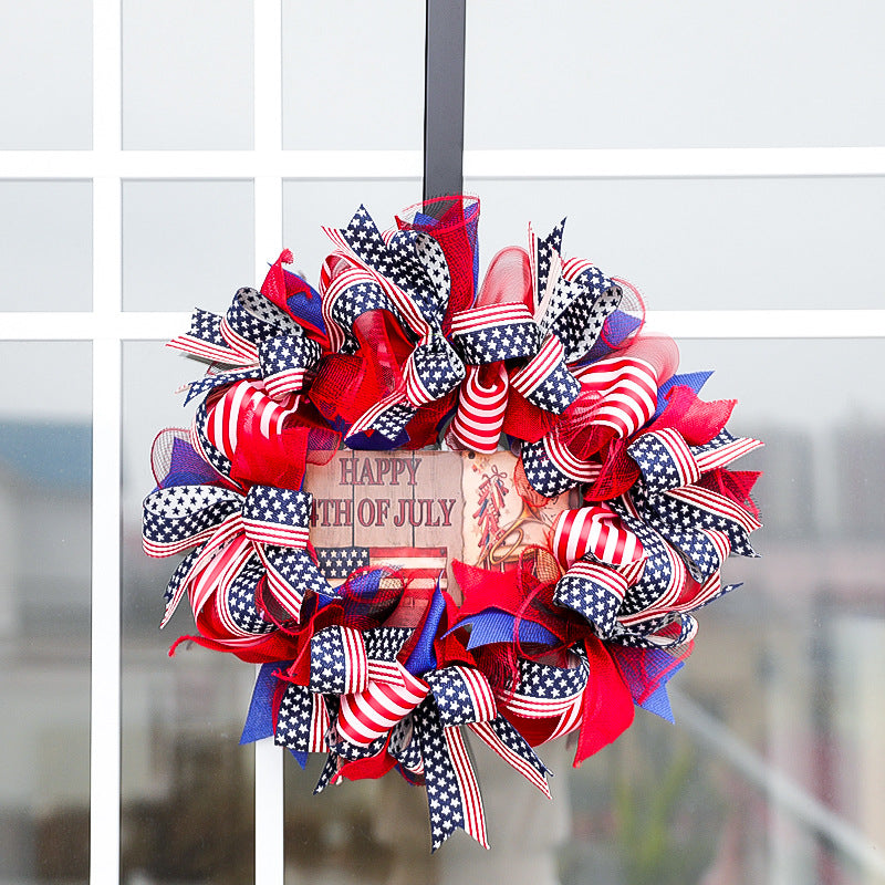 Early Bird SpecialPatriotic Independence Day Wreath,4TH OF JULY