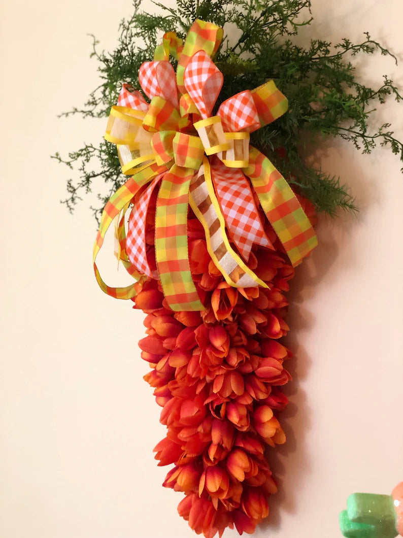 Carrot Door Wreath
