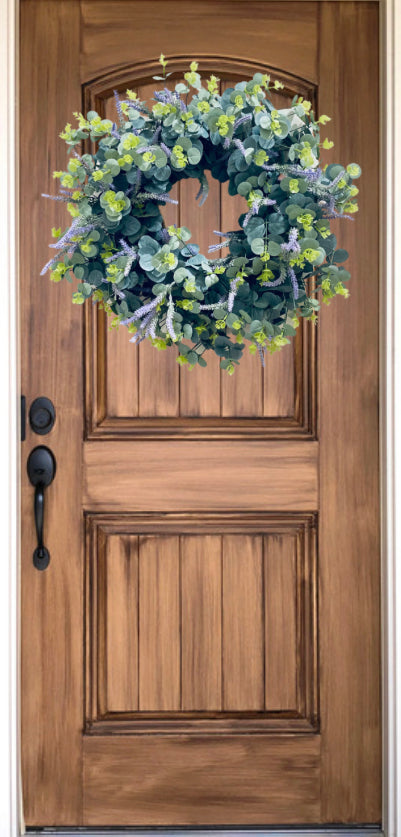 Eucalyptus Wreath with Lavender