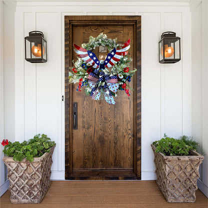 Eagle Wreath for front Door American Eagle Wreath, Summer Patriotic Wreath