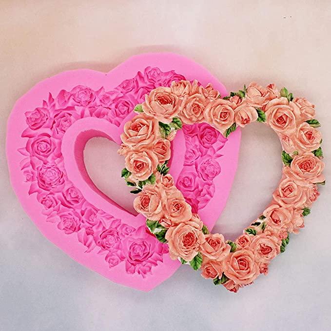 3D Chocolate Rose Wreath Cake Mold-Perfect Mother's Day Gift