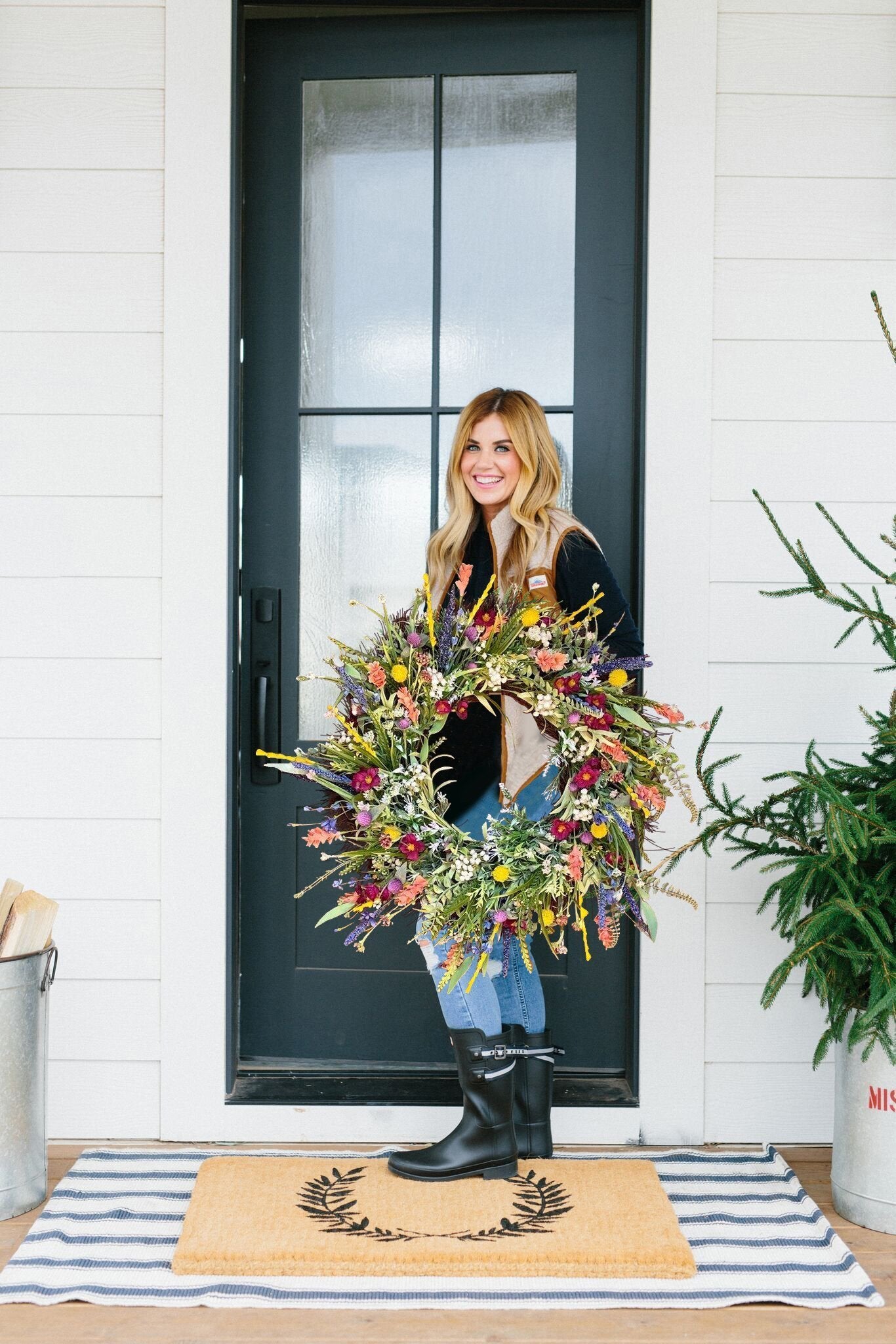 Texas Wildflower wreath BEST SELLER