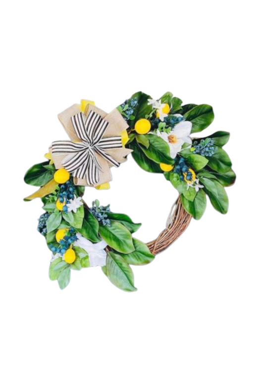 Magnolia Lemon Wreath