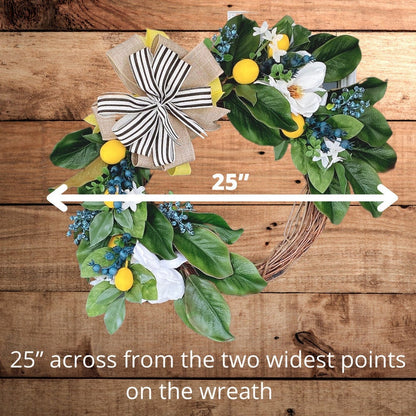 Magnolia Lemon Wreath