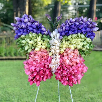 🦋Tulip Butterfly wreath🦋