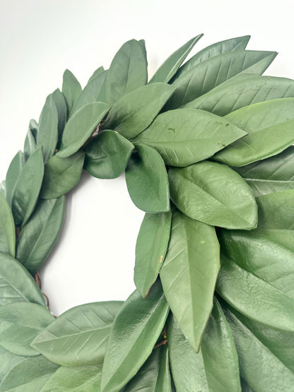 Real Touch Magnolia Wreath