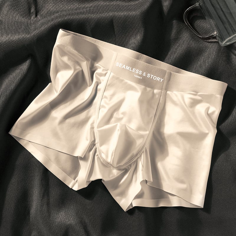 ✨Last Day Promotion 49% OFF -- 2025 LUXURY ICE SILK MEN'S BOXERS | ANTIBACTERIAL SILK LINING