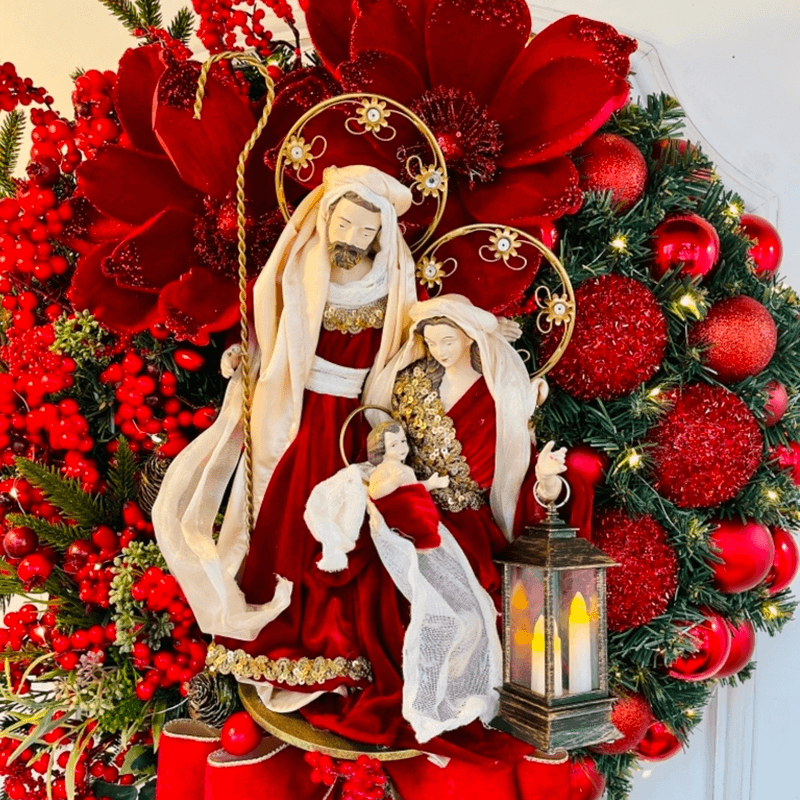 Sacred Christmas Wreath