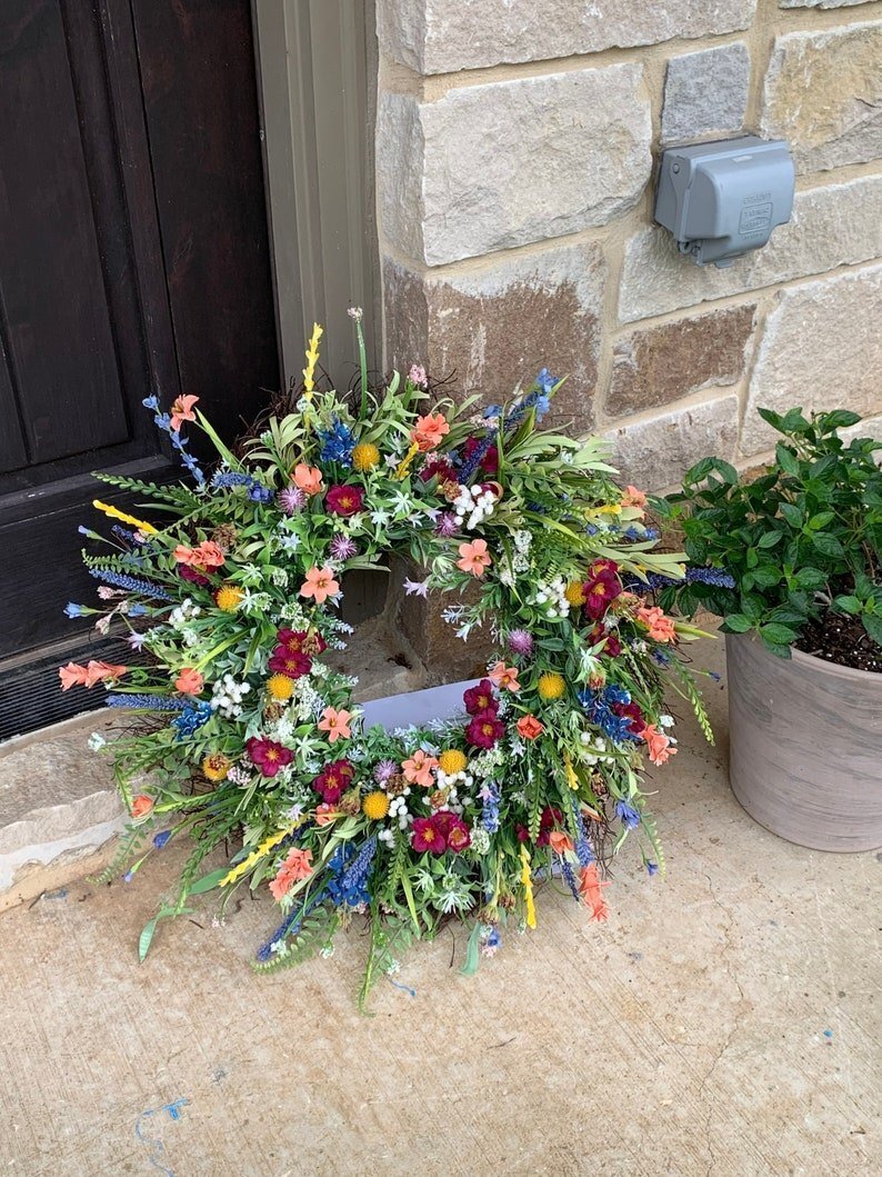 Texas Wildflower wreath BEST SELLER