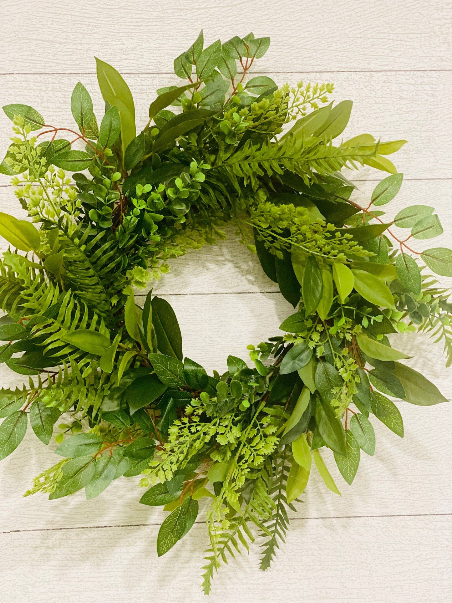 Bay Leaf and Fern Wreath
