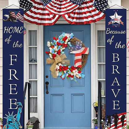 Patriotic Wreath-4th Of July Wreath