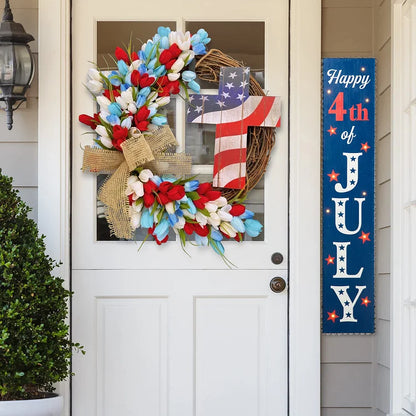 Patriotic Wreath-4th Of July Wreath