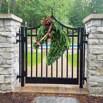 Farmhouse Double Horse Head Christmas Wreath